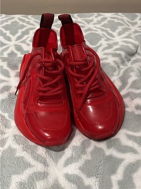 Stella McCartney Red Athletic Sneakers